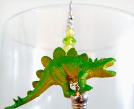 Boucles d’oreilles dinosaure , boucles d’oreilles Stégosaure