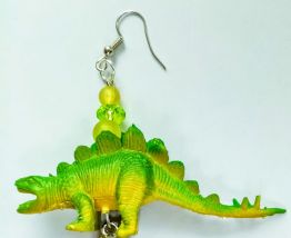 Boucles d’oreilles dinosaure , boucles d’oreilles Stégosaure