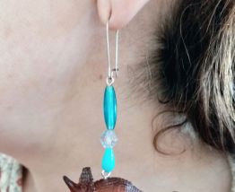 Boucles d’oreilles dinosaure , boucles d’oreilles Triceratop