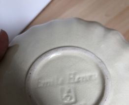 6 assiettes coquilles Saint-Jacques Emily Henry