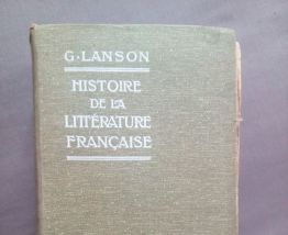 Histoire de la littérature française, Gustave Lanson