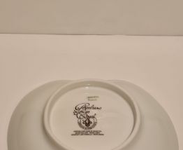 Vide poche Porcelaine du Lys Royal décors fleurs et oiseaux