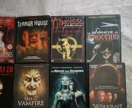 LOT de 15 DVD Films d'Horreur dont rares 