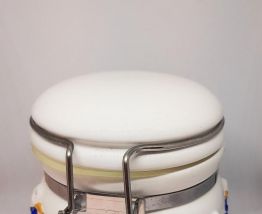 Boite à gros sel hermétique céramique canard