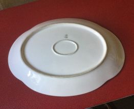 Joli plat oval vintage  Limoges