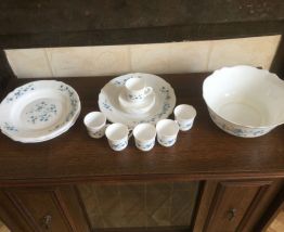 Petite vaisselle arcopal myosotis 