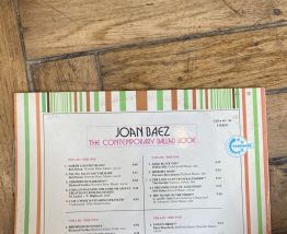Vinyle vintage double disque Joan Baez - The Contemporary Ba