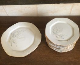 Service à gâteau porcelaine Italienne ROYAL TROGNANA