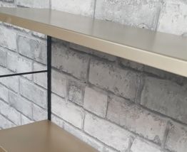 Etagere string vintage style tomado, 1960 ,49x49. Montants n