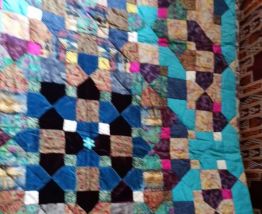 Plaid patchwork  fait main 