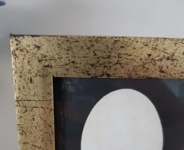 Cadre  couleur doré.