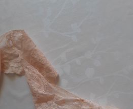 Dentelle rose clair vintage