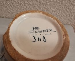 Vase H Quimper, 18 cm