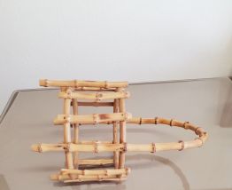 Suspensoir à vase en bambou ( ref K 19 )