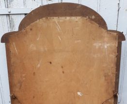 miroir art deco en bois 88x69 cm