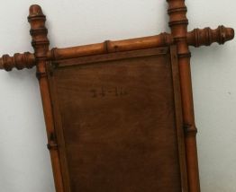 Miroir bambou Vintage 