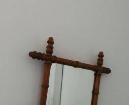 Miroir bambou Vintage 