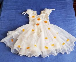 Robe fillette mariage ou Baptême 12 ans ( V )