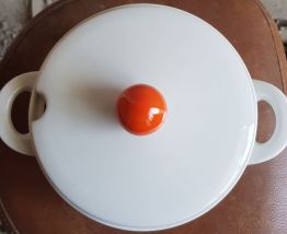 Soupière/légumier  vintage Bavaria -  Fleurs orange