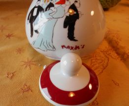 MAXIM'S SUCRIER BOITE A SUCRE VINTAGE 80 NEUF  BOITE