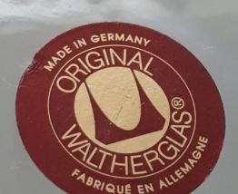 Plat à tarte ou fromage en cristal Walter Glass Germany