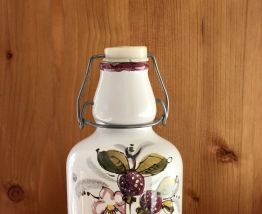Bouteille céramique avec bouchon vintage 