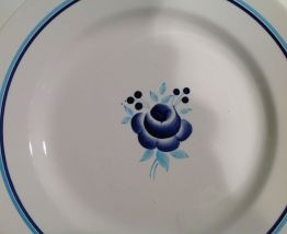 6 assiettes plates moulin des loups