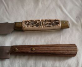 3 anciens couteaux de cuisines 
