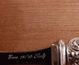 6 couverts vintage baroque ivoire