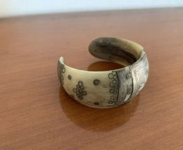 Bracelet Touareg en corne et argent