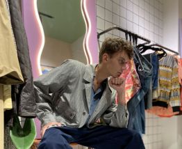 PIERRE CARDIN - VESTE GRIS TYPE BOMBERS