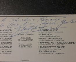 Disque Vinyl dédicacé