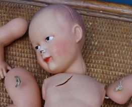 poupée bebe vintage retro année 50-60