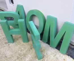 Lettres d’enseigne