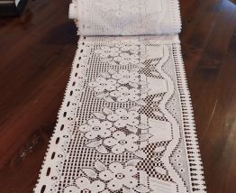 5m de Rideau en dentelle prêt à poser