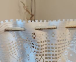 5m de Rideau en dentelle prêt à poser