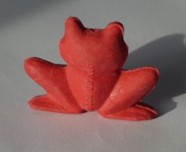 figurine publicitaire Rainett annnées 60 rouge