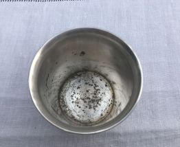 Petite Timbale Métal argenté