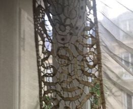 Panneau ancien dentelles