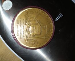 Médaille en bronze chemin de fer