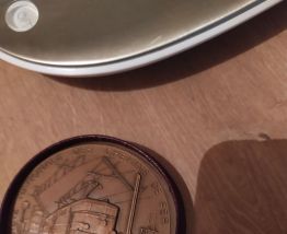 Médaille en bronze chemin de fer