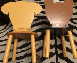 Chaises enfant vintage