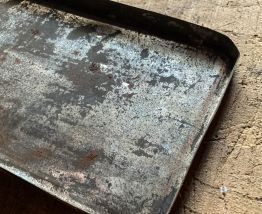 Couvercle vintage Biscuits BRUN