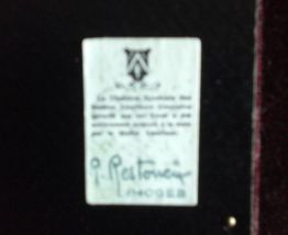 Cadre émail d'art de Limoges 