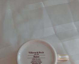 Tasse et sous-tasse Villeroy &amp; Boch 