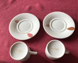 Lot de 2 tasses à café