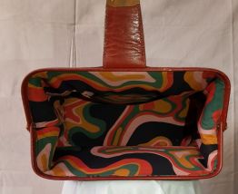 Saccoche en cuir année 50