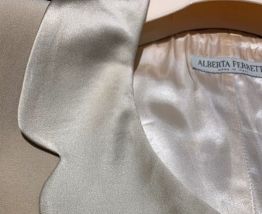 Veste blazer beige Alberta Ferretti pour femmes