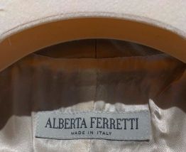 Veste blazer beige Alberta Ferretti pour femmes