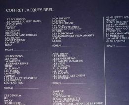 coffret vinyles Jacques Brel